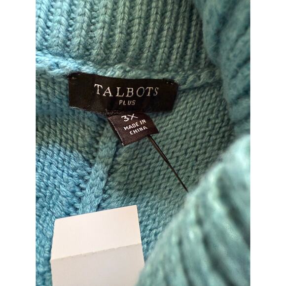 Talbots Triangle Poncho Sweater, 3X, NEW with Tags! - Picture 3 of 5
